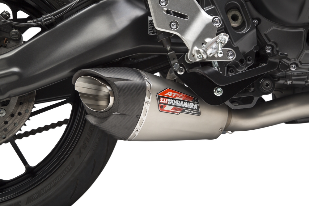 Yoshimura 13992AP521 Race AT2 Exhaust Full System Matte Black/Smoke