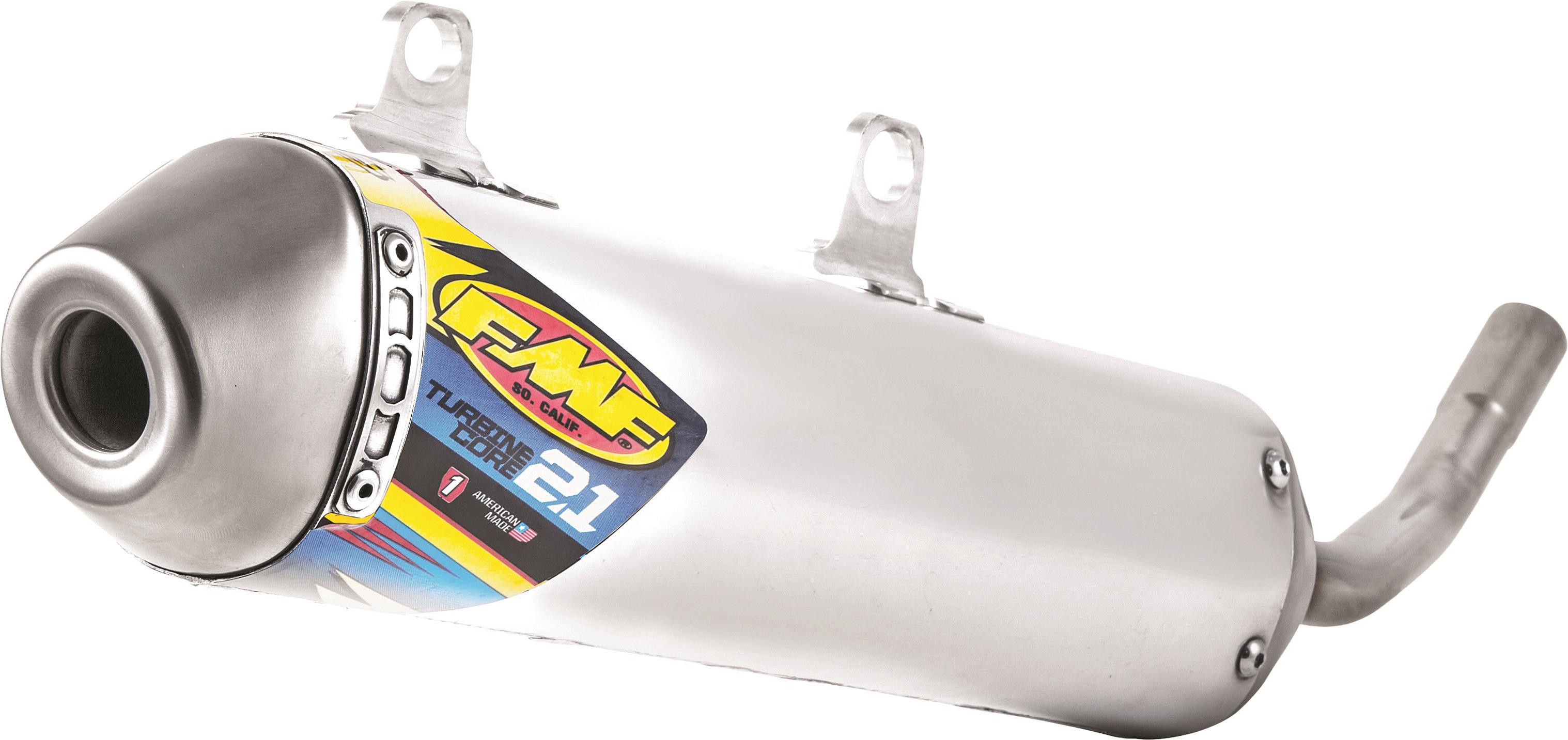 FMF Racing 025249 TurbineCore 2.1 Spark Arrestor Silencer Aluminum