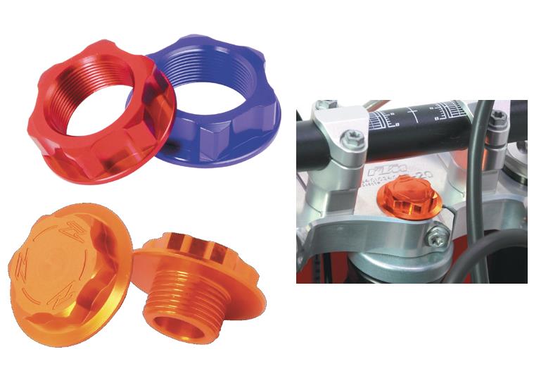 みりあん☺︎⑤ ZETA ZE58-2222 Steering Stem Nut & Bolt - Blue | eBay