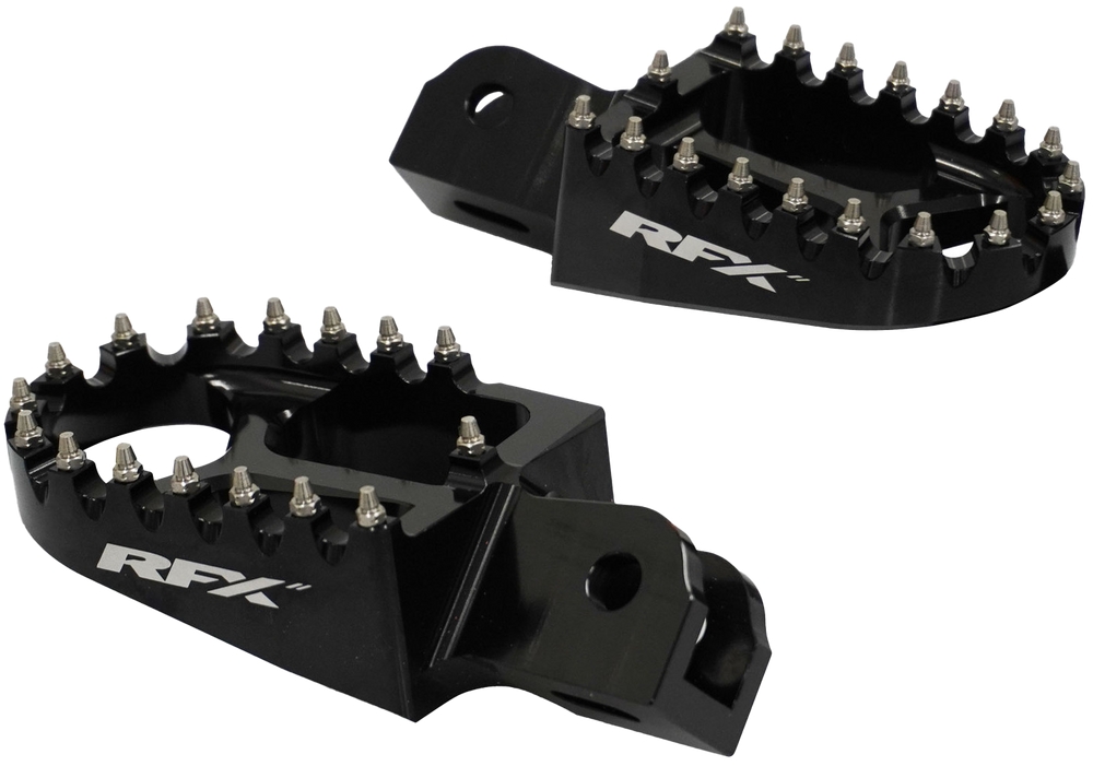 RFX FXFR 10200 99BK Pro Series Aluminum Footpegs - Black