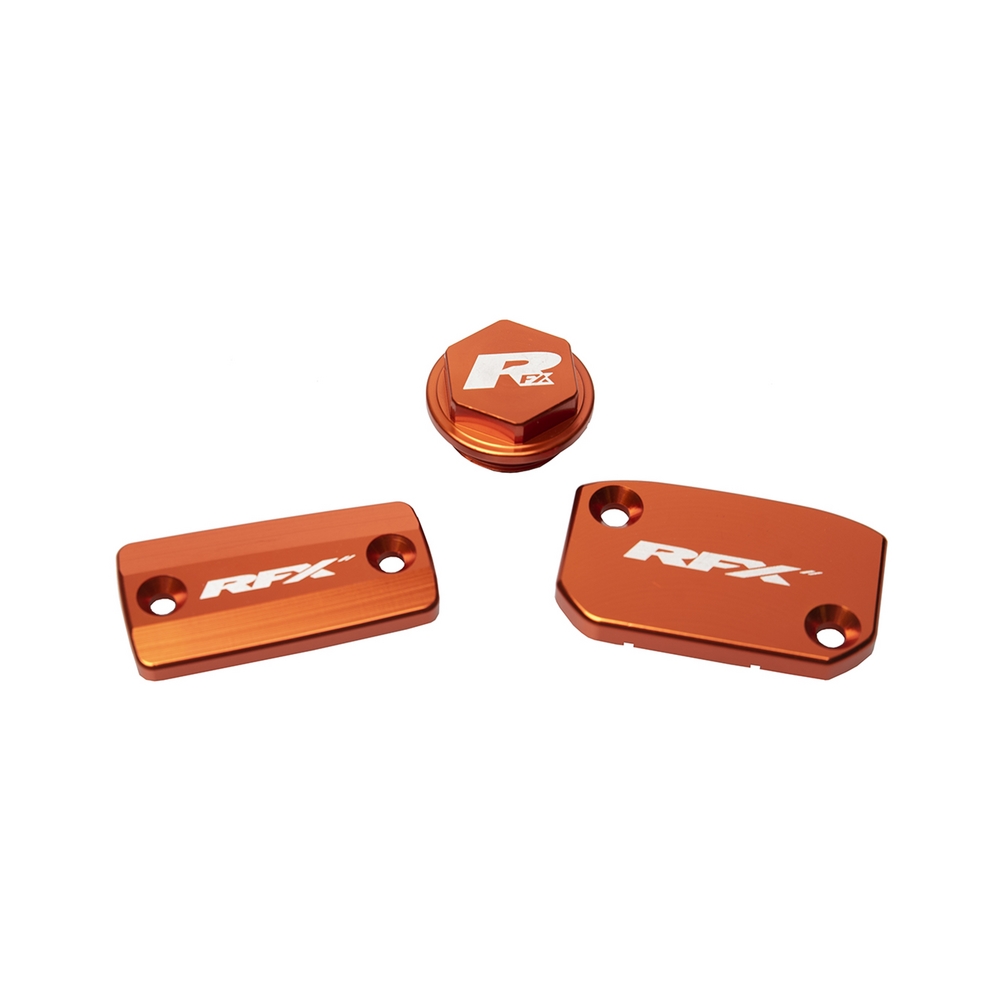 RFX FXRC 52100 99OR Brake Reservoir Cap Kit - Orange