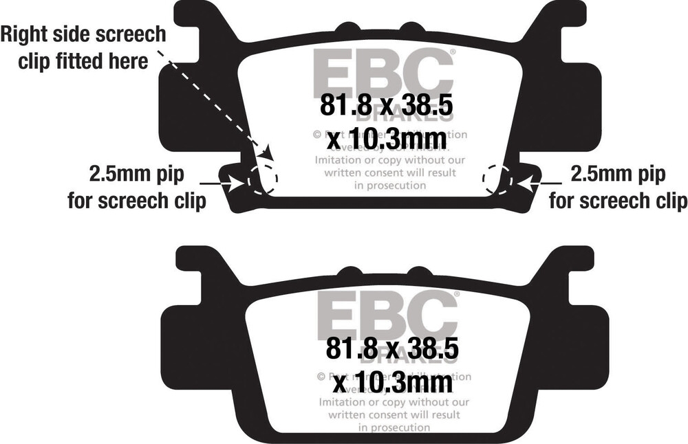 EBC FA7034SV SV Series Severe Duty Brake Pads