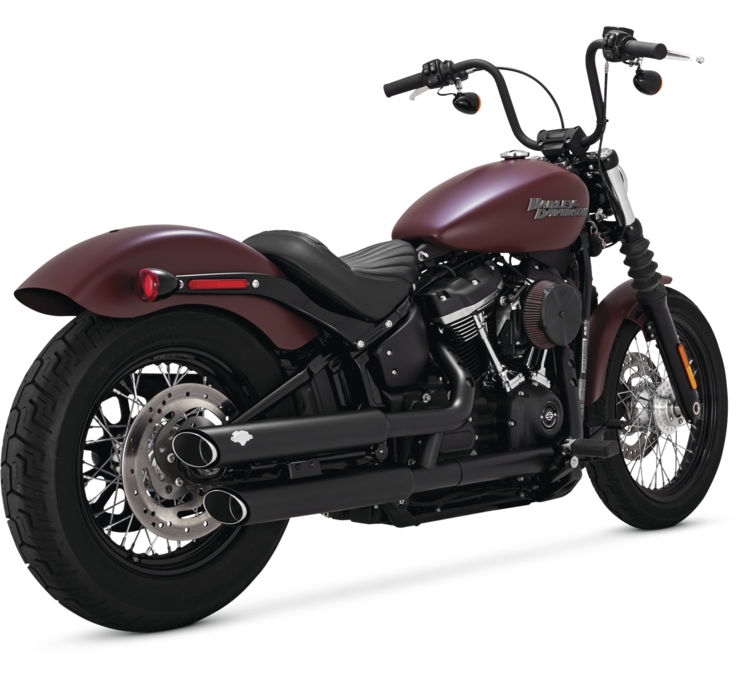 ｅｎｇ Vance & Hines 46376 PCX Twin Slash Slip-On - 3in. Matte