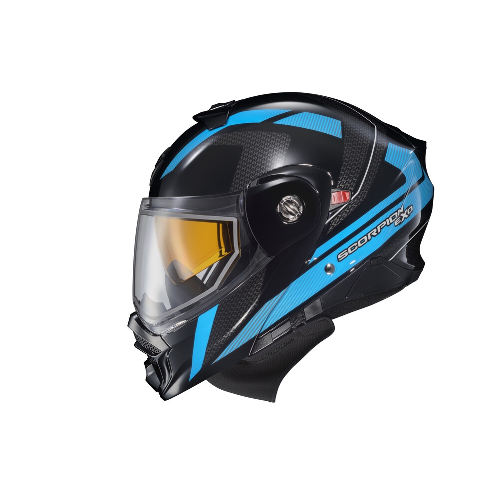 Scorpion 96-1184-SD EXO-AT960 Hicks Helmet with Dual Lens Shield