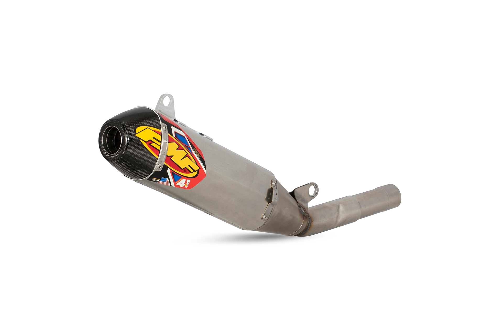 FMF Racing 044453 Factory 4.1 RCT Slip-On - Aluminum Muffler - Carbon End Cap...