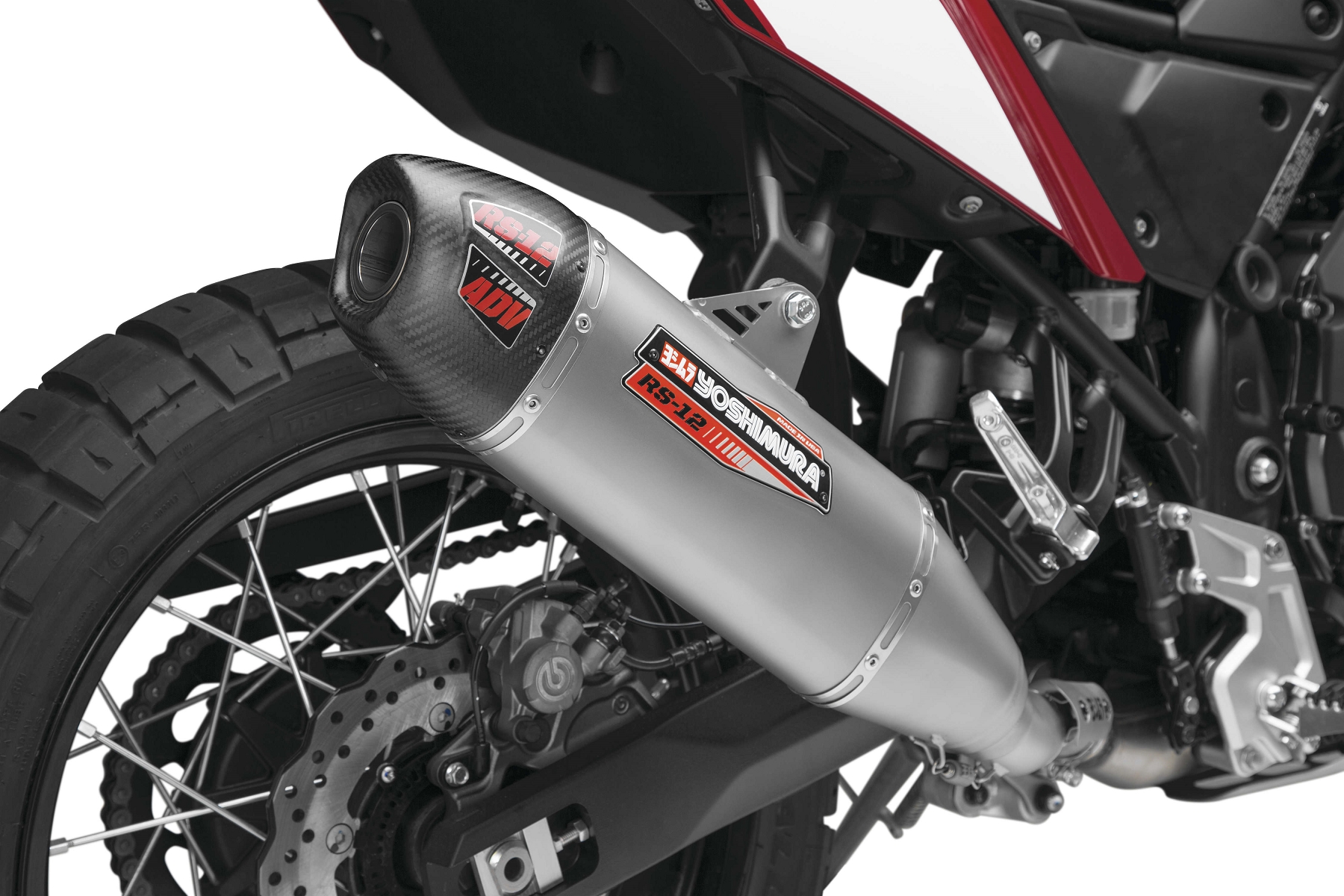 Yoshimura 13710BS520 RS-12 Street Series Slip-On - Stainless Steel Muffler